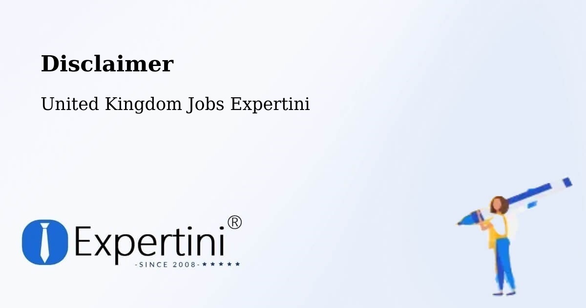 Disclaimer – Batley - United Kingdom Jobs Expertini